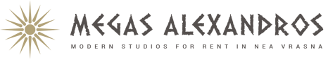 Studios "Megas Alexandros" for Rent in Nea Vrasna | Rent Rooms, Rent Apartments, Rent Studios, Nea Vrasna